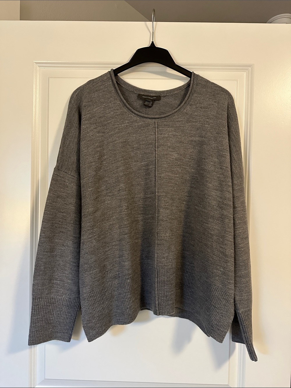 French Connection Gray Crewneck Sweater